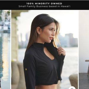 Love Fitness Impact Cropped Jacket - athletic jacket - womens large